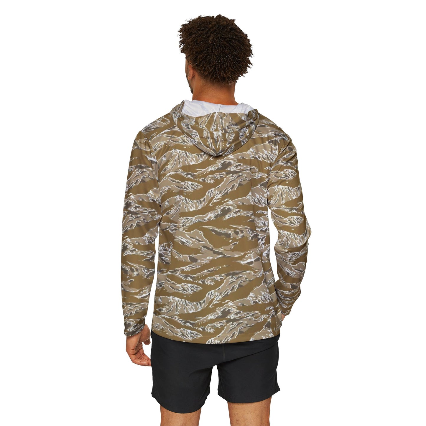 Hooded Tan Tiger Range Shirt