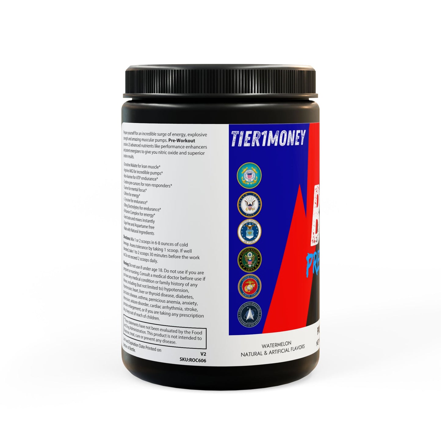 Pre-Workout Supplement, Watermelon (300g, 10.58oz)