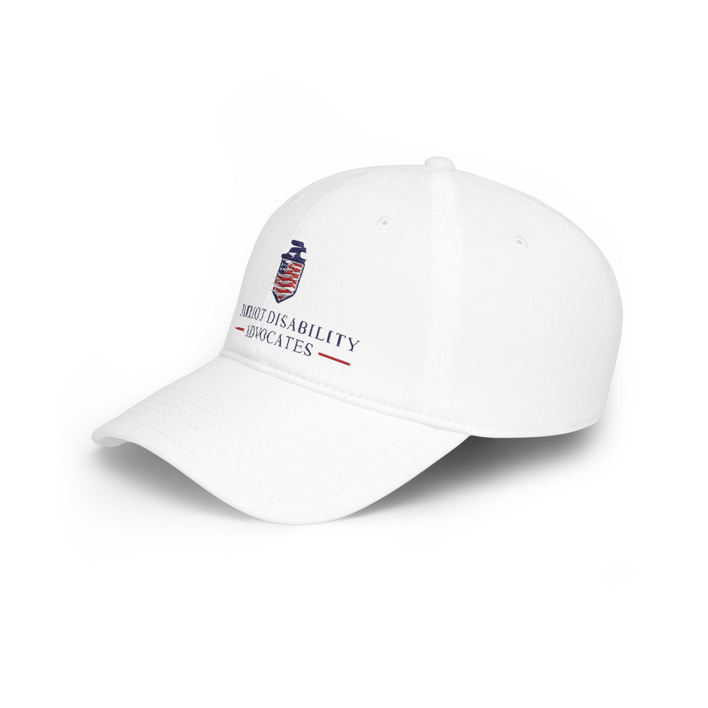 PDA — American Flag Shield Low Profile Baseball Hat