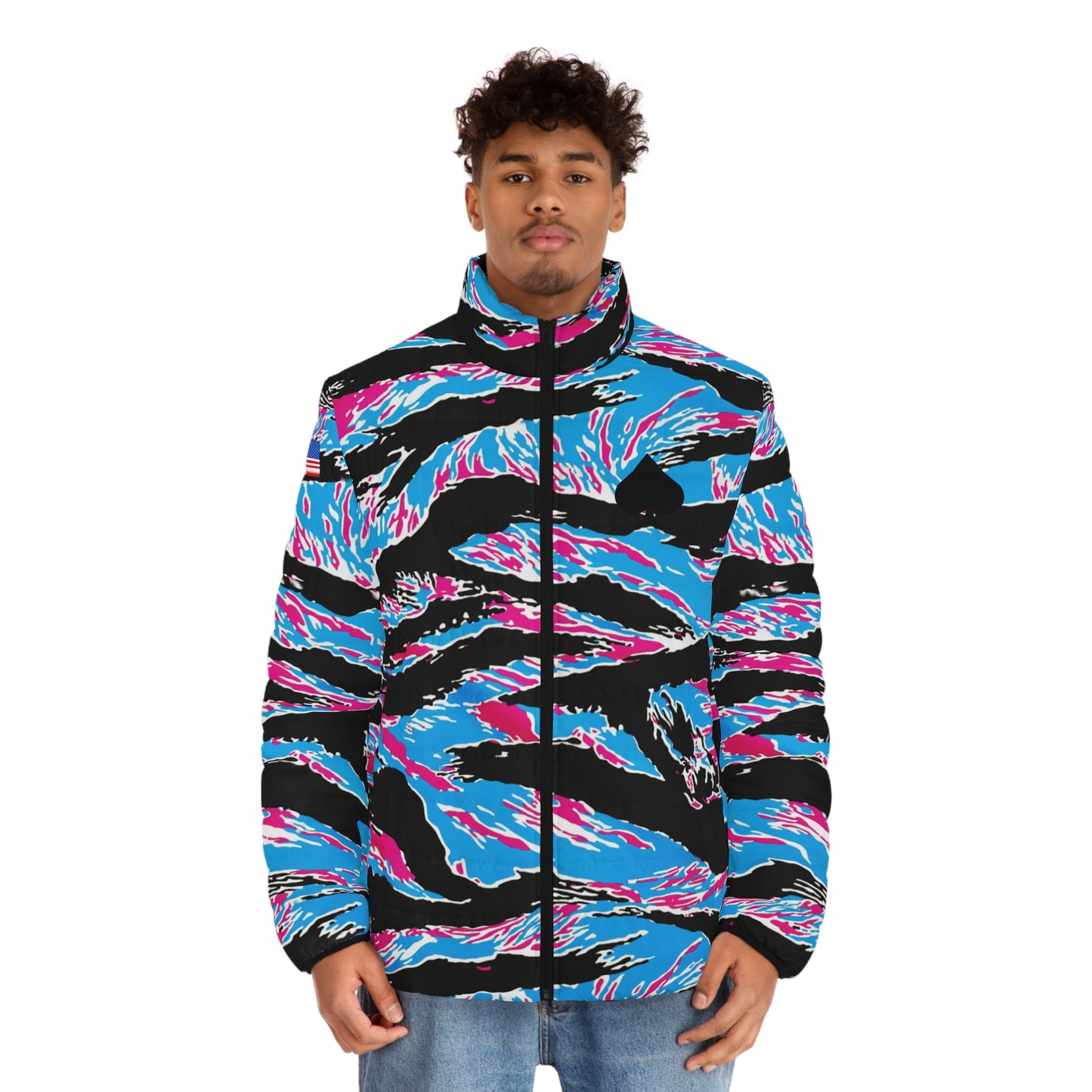 Miami Viiice Camo Puffer
