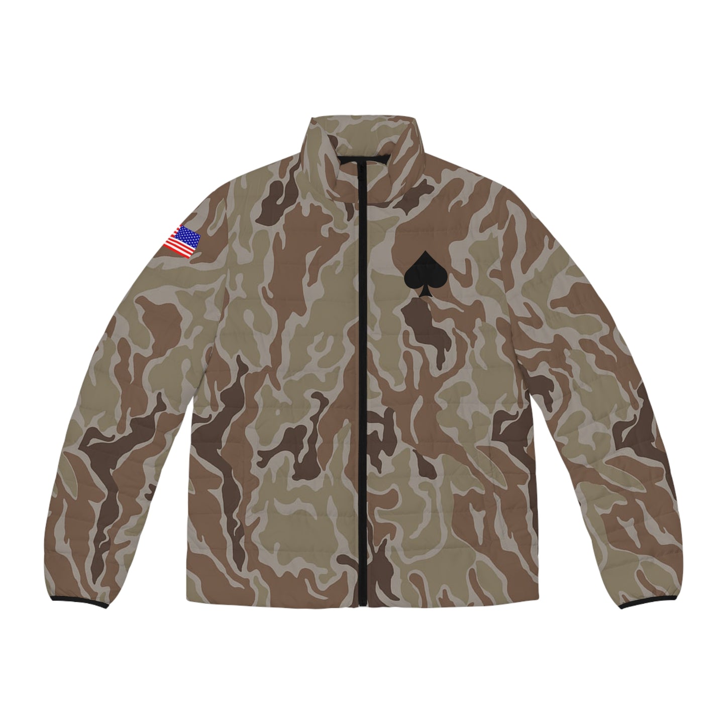 Tan Camo Puffer