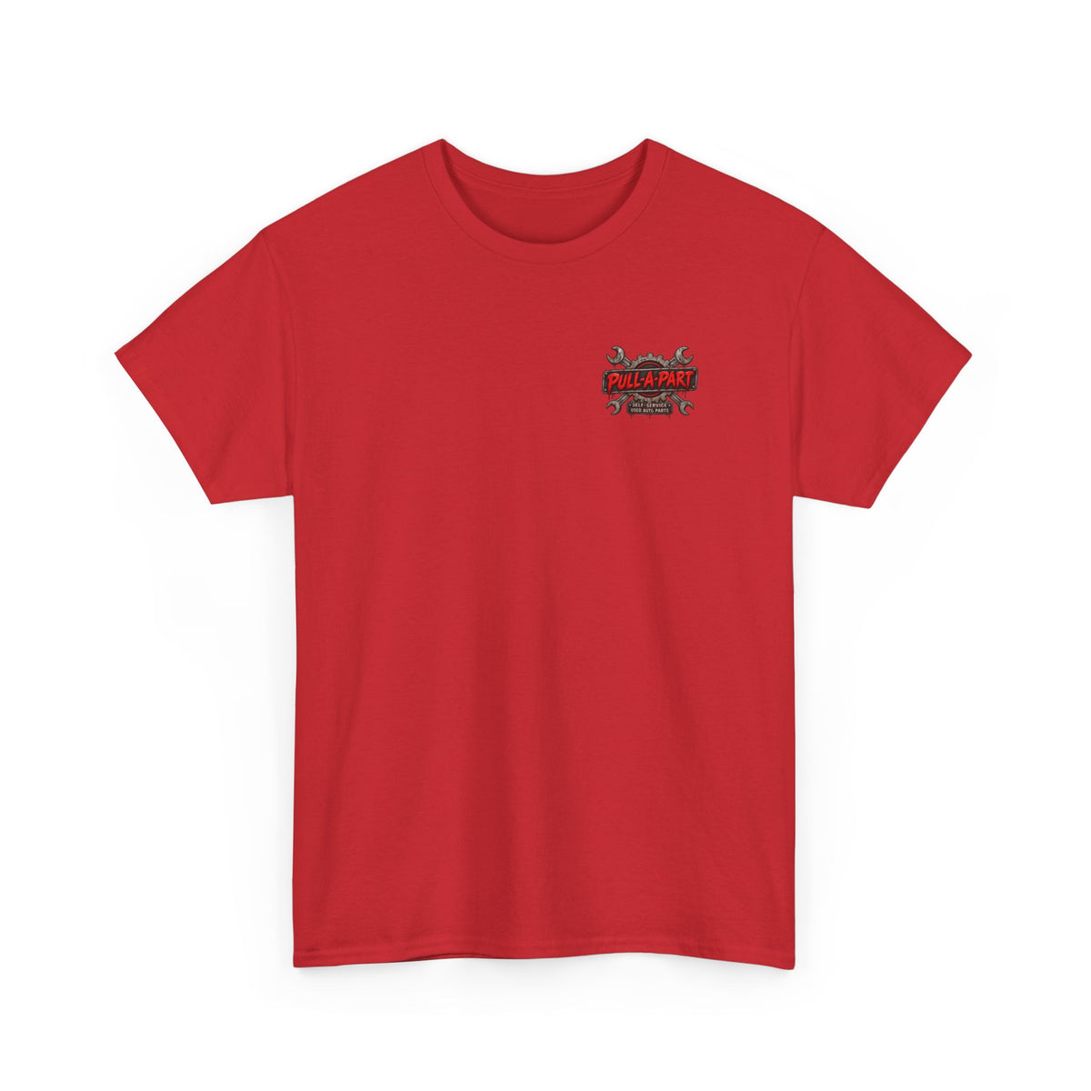 Pull-A-Part Halloween T-Shirt — Pumpkin Head Mechanic 'Good Cards Don't Die, They Get Reused'