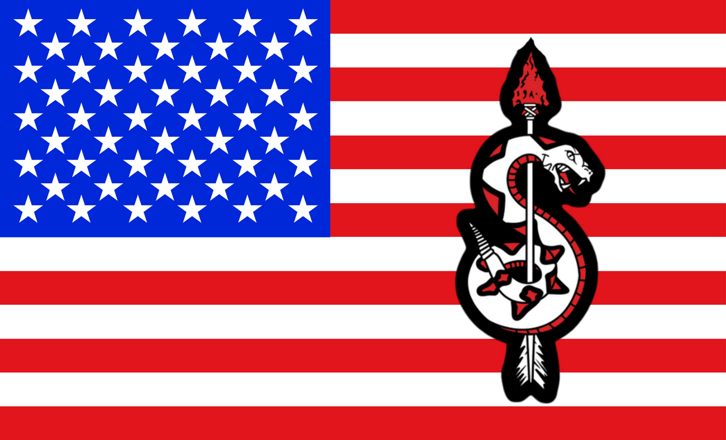 PVC 3X5 Sniper American Flag
